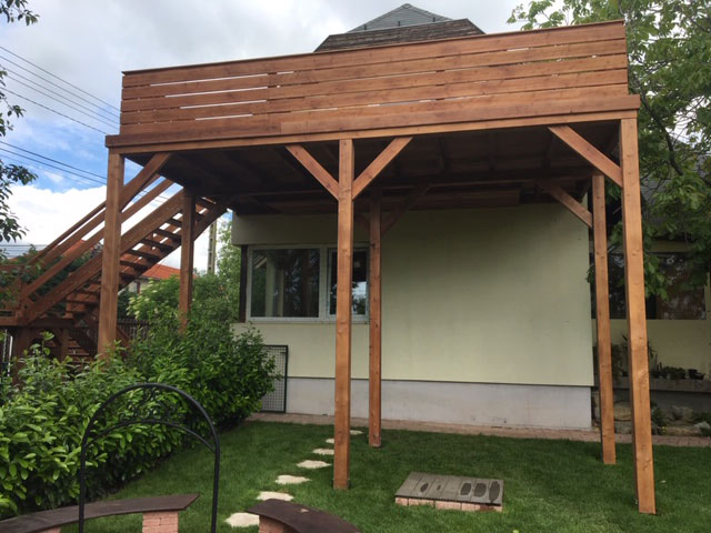 teraszfedés fából