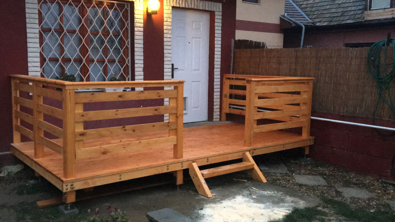 teraszfedés fából